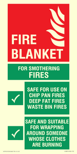 fire blanket  instructions for use